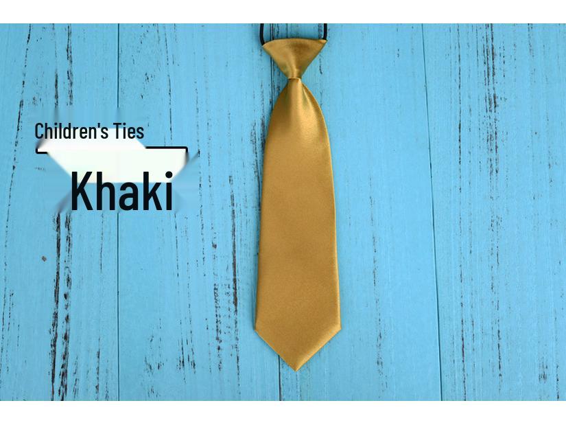 Barne slips uten stryk i svart for gutter og jenter - Skoleuniform og sceneklær