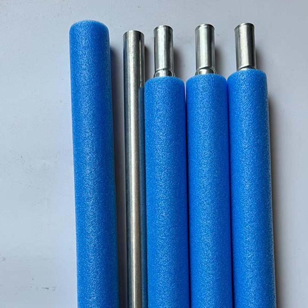Steel Trampoline Enclosure Poles with Foam Padding