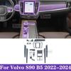 For Volvo S90 B5 -2024 car navigation screen protector invisible transparent film TPU interior film Stickers