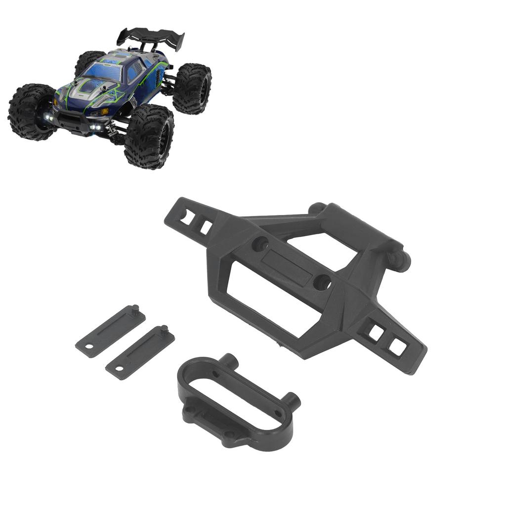 RC Car Front Bumper PA Front Bumper Set 1/16 RC Car Accessories for SCY 16101 16102 Black