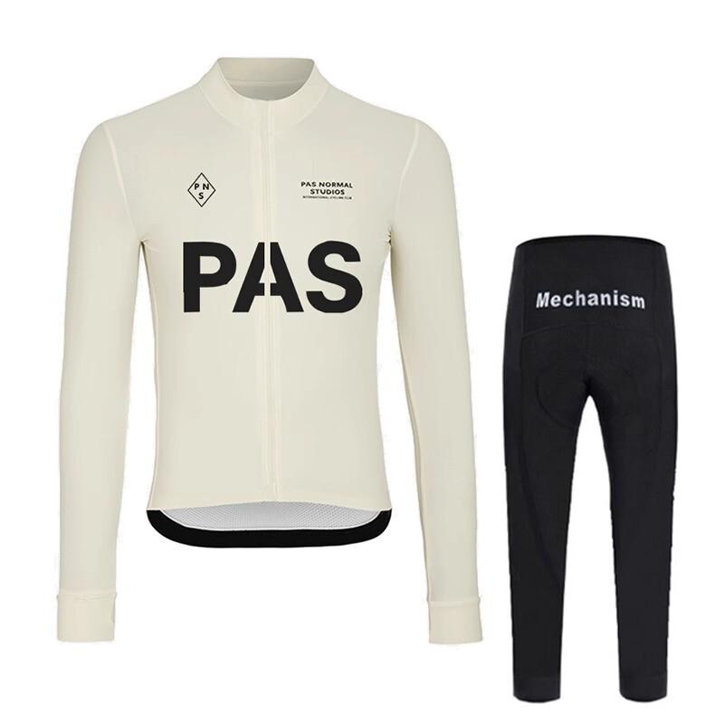 Mens Cycling Thermal Long Sleeve Jersey Bib Pants Set Breathable Warm Fleece Winter Bike Outfit