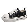 Spring and autumn new canvas shoes female students women's shoes low-top lace-up fashion casual board shoes ins trend white shoes