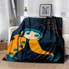 New Coraline Horror Cartoon Gift Soft Flannel Blanket,Throw Blanket Comfortable Blanket for Beds Sofa Home Bedroom Kids