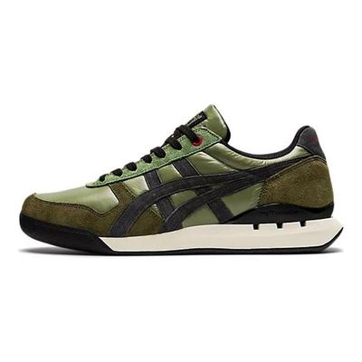 Ultimate 81 Kožené boty s kulatou špičkou, šněrovací, odolné, nízké, lifestylové tenisky, unisex tenisky, olivově zelené, 1183B640-300