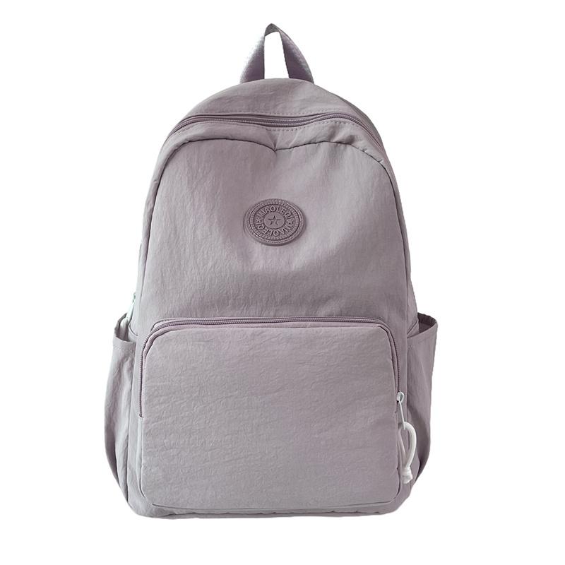 Студенческий школьный рюкзак однотонный рюкзак женский дорожный мини-рюкзак
