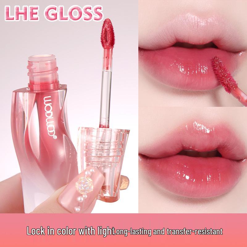 WODWOD Silky Smooth Long-Lasting Lip Glaze: Natural Nude, Light, Non-Transfer, Whitening Gloss.