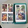 Pachetul de Tarot Romantic Victorian - 12*7cm 78 Bucăți Elegante Cărți de Tarot cu Artă din Secolul al XIX-lea în Cutie Rigidă, Carton Texturat Dublu