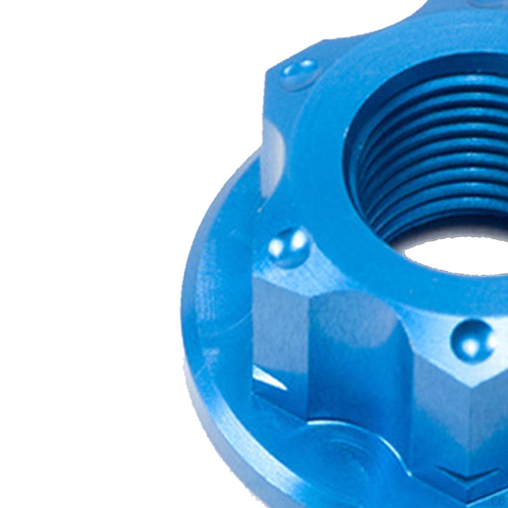 2 Pieces Bike Wheel Hub Axle Nuts Bicycle Rear M10 Nut, Rope Nut