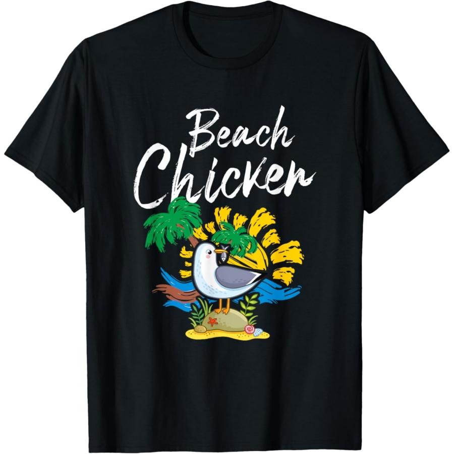 Seagull Beach Chicken Funny Animal Lover Men Women Kids T-Shirt XXXXXL
