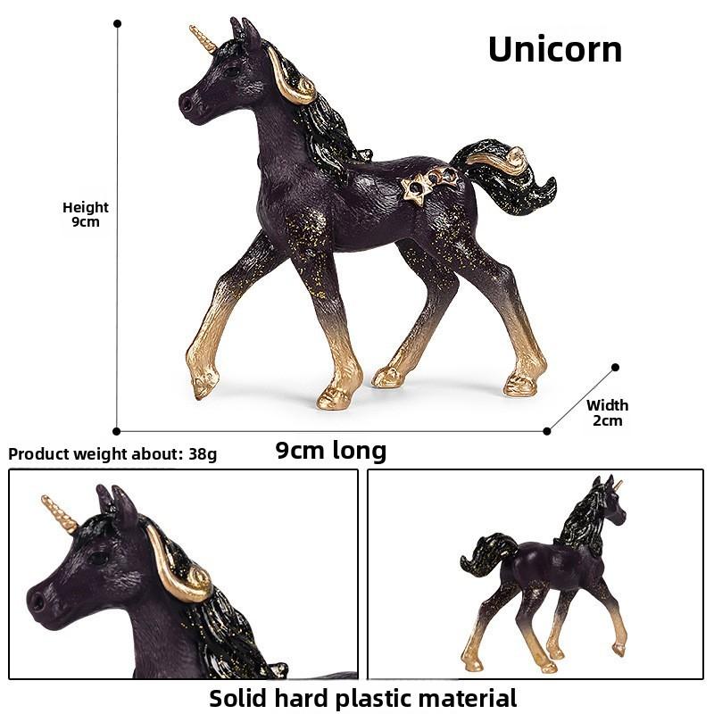 Unicorn Model Miniature Toy For Kids Creative Play And Educational Therapy