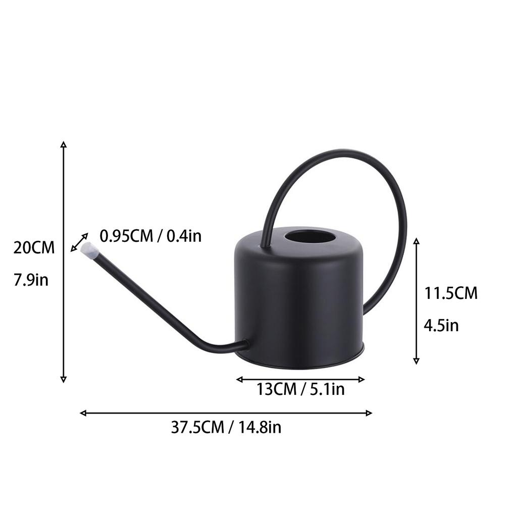 1.3L Watering Can for Indoor Plants  Flower Long Spout Watering Can Water Can with Ergonomic Handle