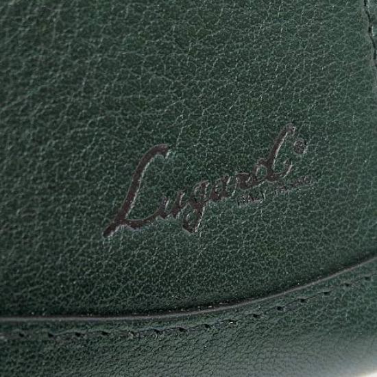 Lugard G3 Zippered Round Long Wallet 5210 Three-Sided (Green)