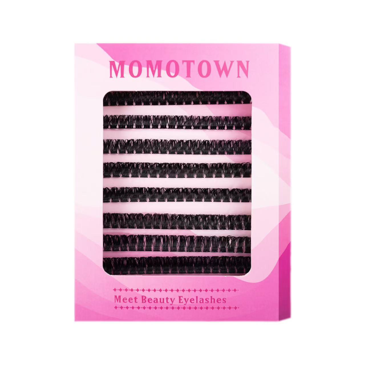 TK Cross-border 80P Dense Individual False Eyelashes - Soft, Realistic, Curling Effect