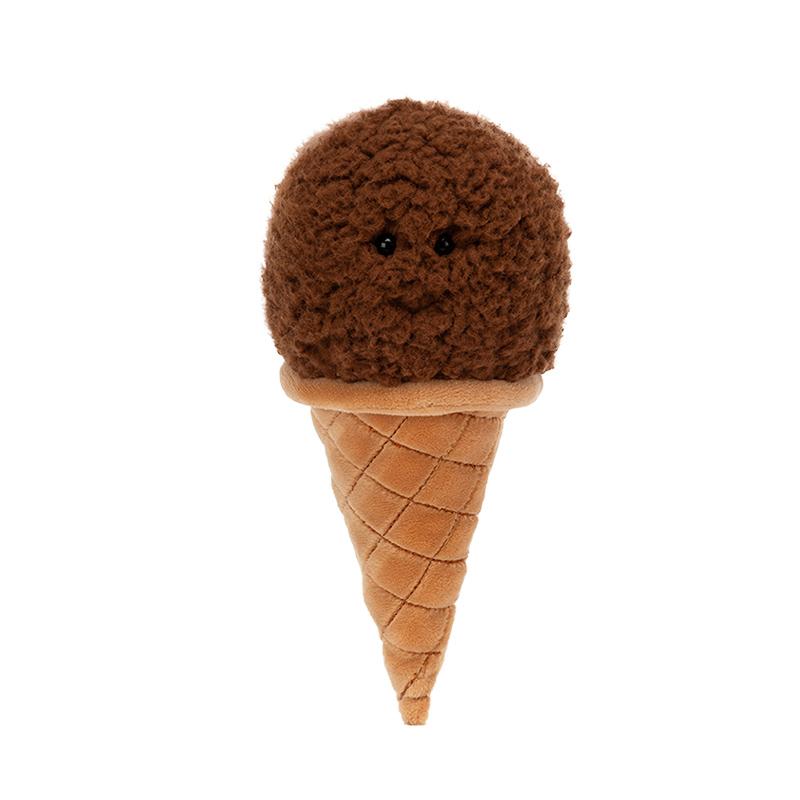 

JELLYCAT Fun Food Collection Enchanting Chocolate Ice Cream Dolls Plush Doll 18cm High