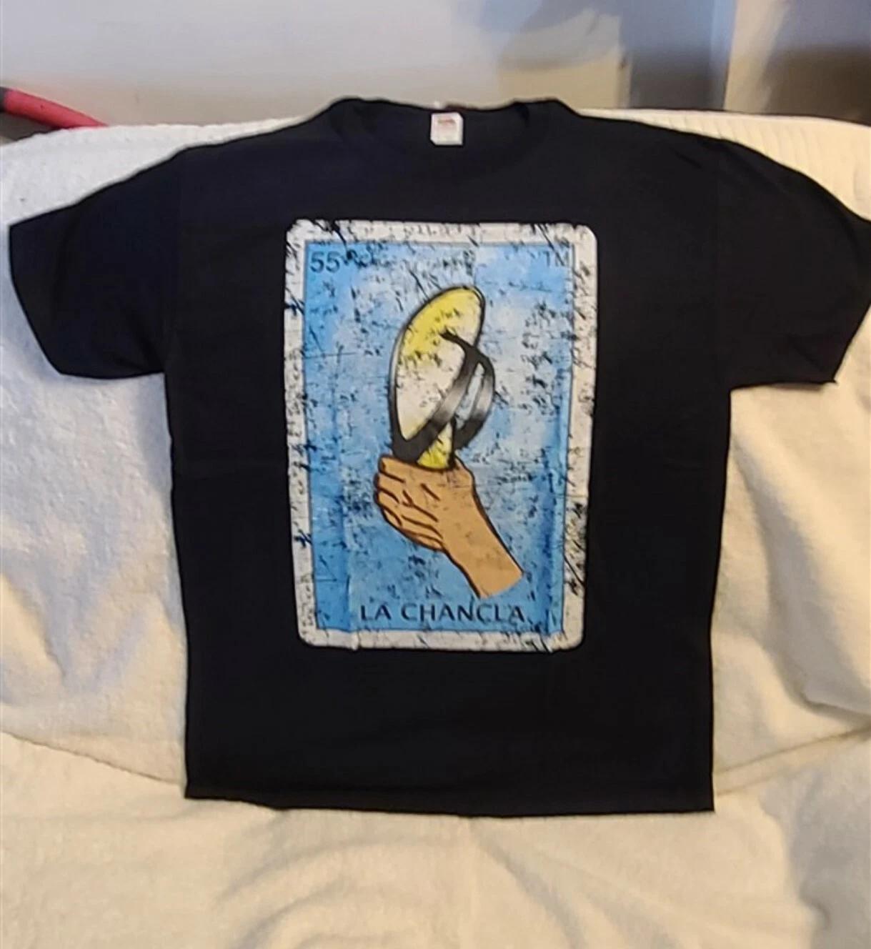 LA CHANCLA MEXICO MEXICAN LOTERIA BINGO LOTTERY NUMBER 55 FUNNY T-shirt S