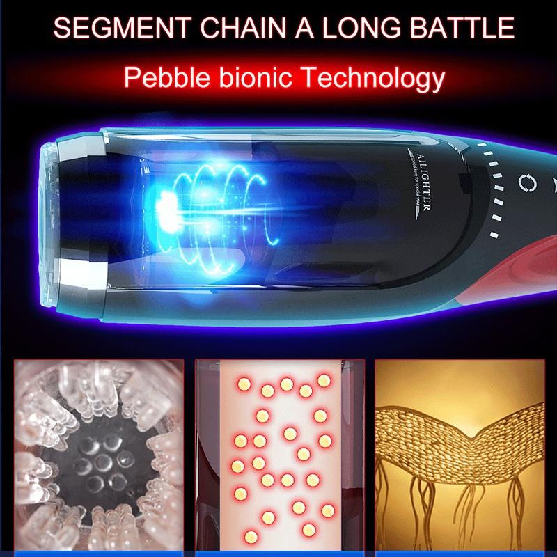 Masturbatore erotico maschile completamente automatico, tazza tascabile, stimolazione della figa realistica, vibratore per masturbazione adulta, giocattoli sessuali per uomini