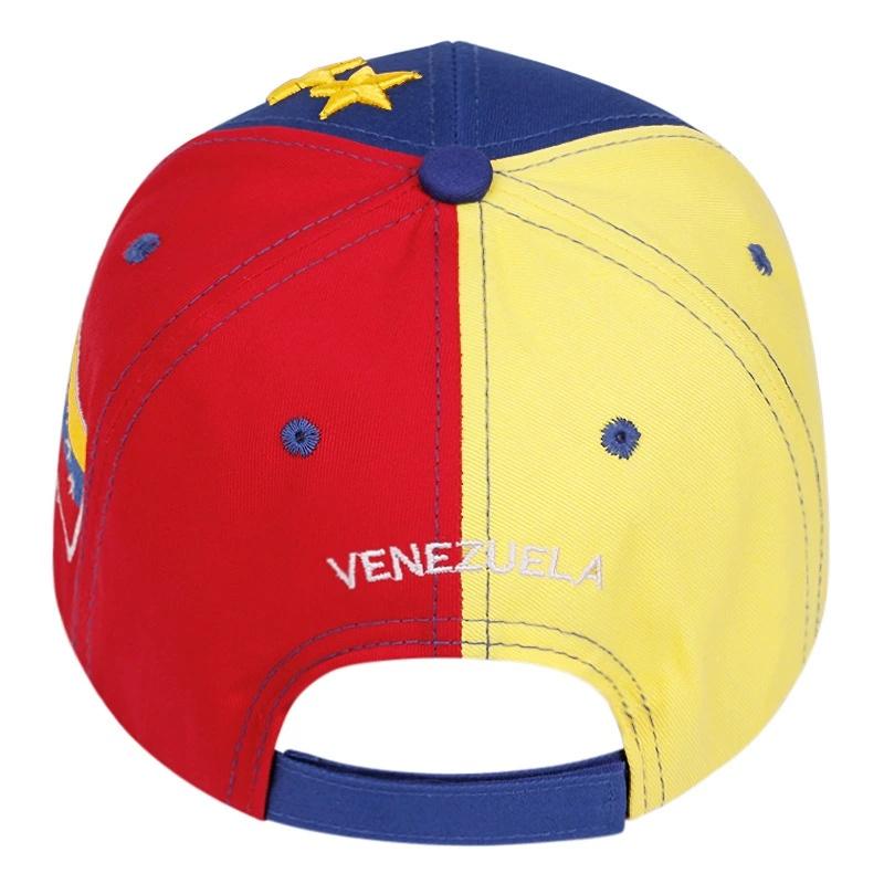 New designed High Quality Venezuela Cap Gorras Cotton Twill Baseball Cap Embroidery 7 Stars Logo Venezuelan Sports Women Men Hat