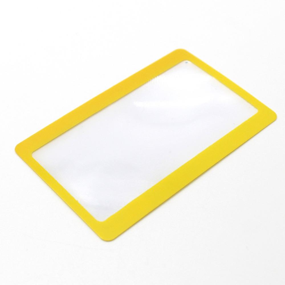 10PCS Slim Design Card-type Magnifier Card-Sized Reading Magnifier Reading Small Text