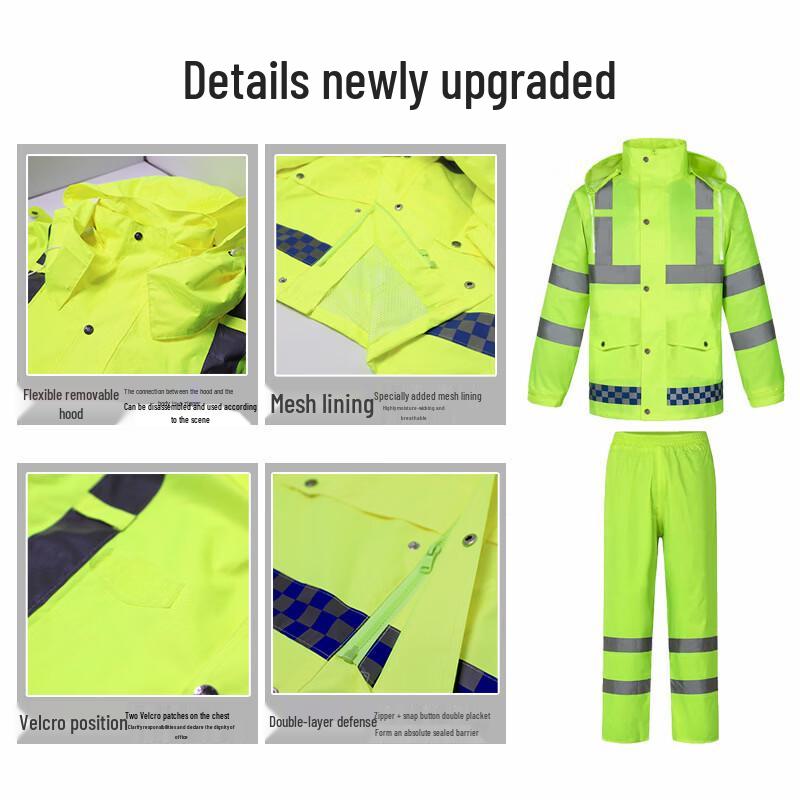 Men's Reflective Rain Suit
