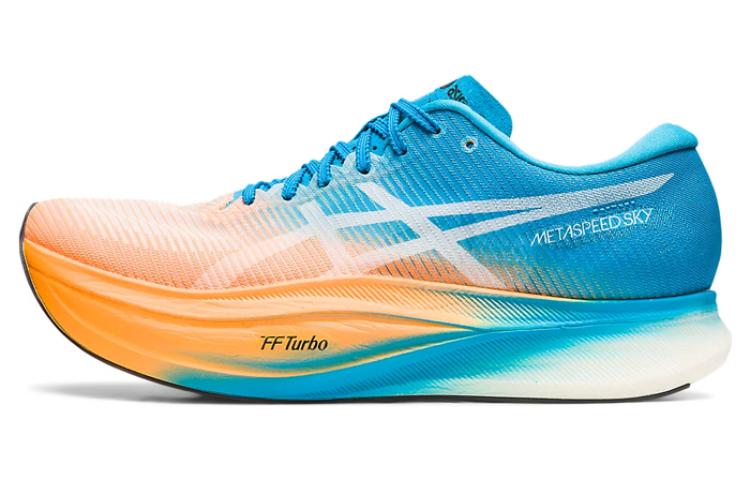 ASICS Metaspeed Sky+ Orange Pop Island Blue 1013A115-800 45