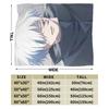 Warm Cozy Blanket Picnic Gojo Satoru Bedding Throws Novelty  Bedspread For Couch Bed