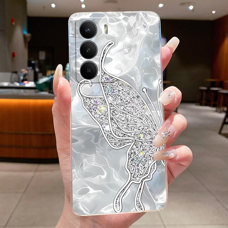 

Silicone Case For Realme P3 Lite Pretty Flowers Butterfly Protective TPU Soft Back Cover Fundas For Realme P3 Lite 4G Phone Case realme P3 Lite