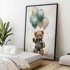 Teddy Bear Balloon World Teddy Bear Balloon World, 30X40 Cm, Frameless, Matte Paper 230 Gsm