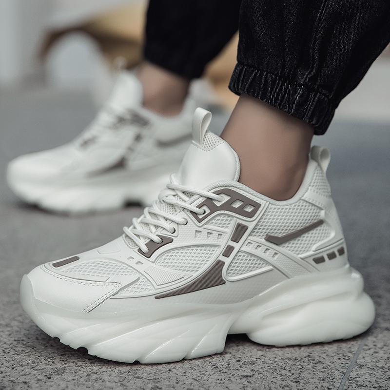 Mode Hohe Qualität Lässige Sportliche Elevator Schuhe Höhenverstärkende Dad Schuhe für Männer Versteckte Absätze Erhöhen Einlegesohle 8CM Unisex Lift Sneaker