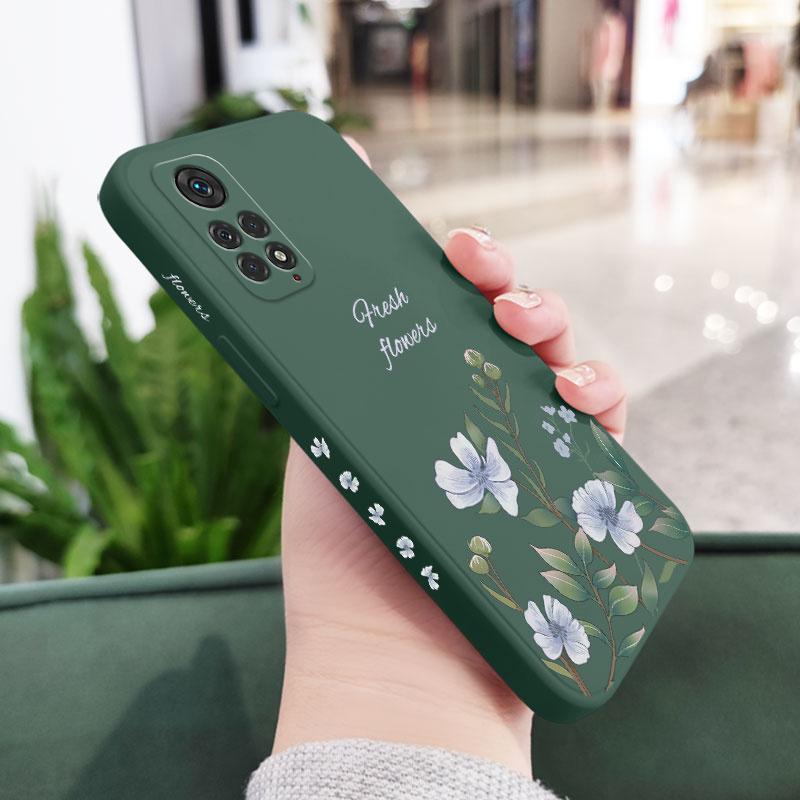 Leafy Lily Phone Case For Xiaomi Redmi Note 14 13 12 12S 11 11S 11E 10 10T 10S 9T Pro Plus Redmi 10 10A 10C 9 9T 4G 5G Cover
