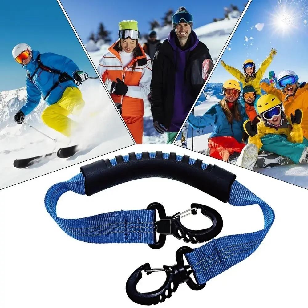Adjustable Ski Boot Strap Nylon Roller Skate Shoe Lifter Ice Skates Carrying Straps Winter Sport Ski Boot Carrier Straps
