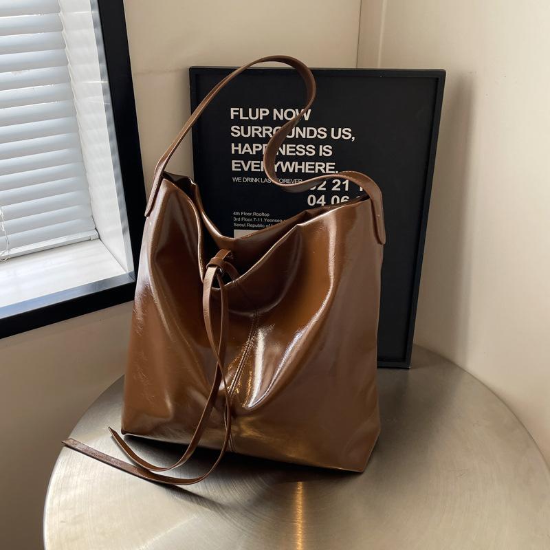 Große Tragetasche Damen Neue Vielseitige Schultertasche Mode Freizeit Pendlertasche