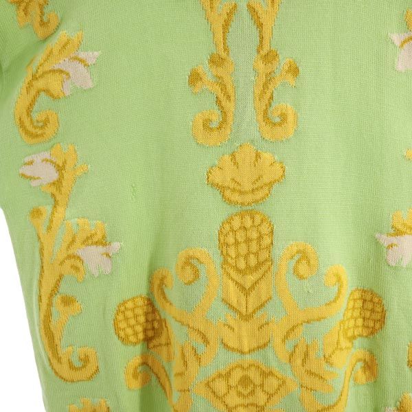 ESCADA Overall handle Long sleeve knit 36 Green system sweater Men's Used