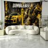 Bumblebee Wall Tapestry Aesthetic Wall Hanging Printed Fabric Blanket Decorative Tapestries for Bedroom Living Room Home Decor