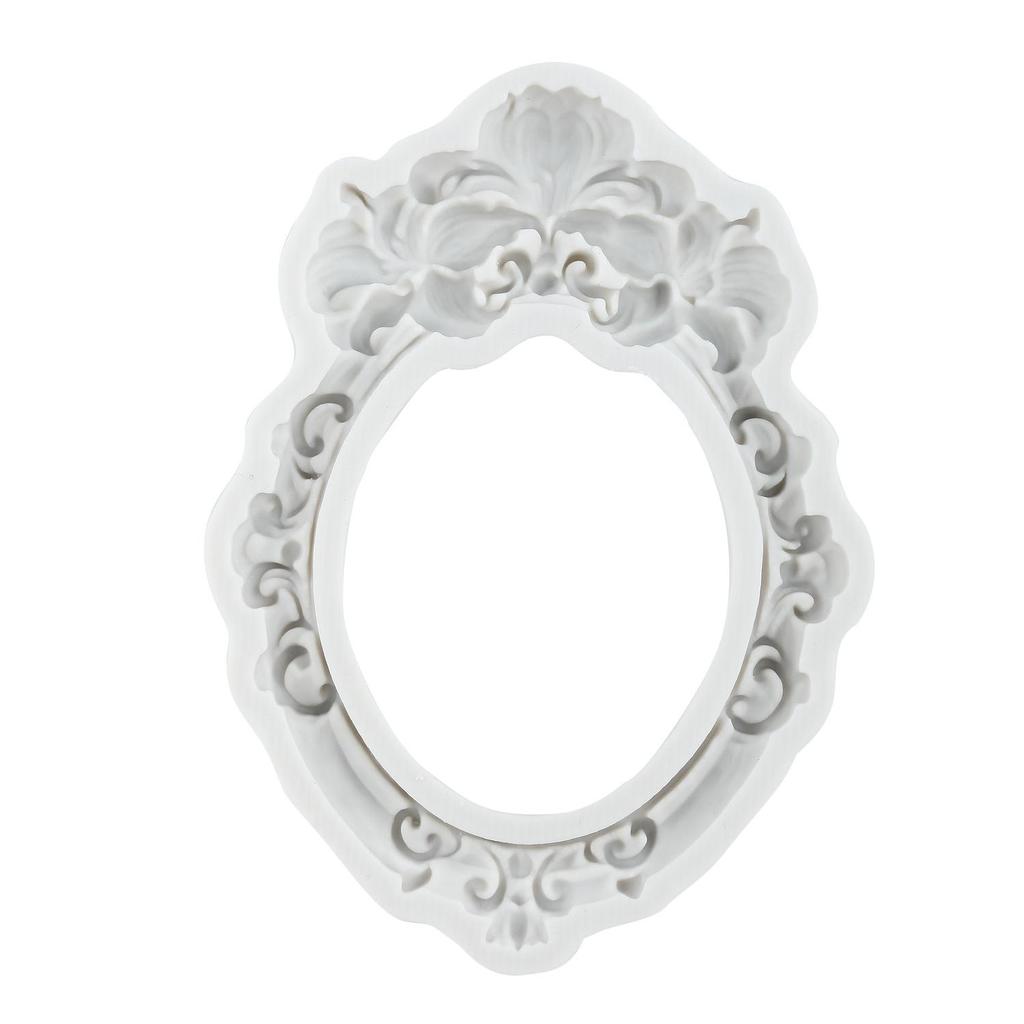 Vintage Photo Frame Silicone Molds Picture Frames Fondant Mold Cake Decorating Tools Cupcake Topper Candy Chocolate Gumpaste Mold