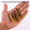 Dr.Fish 6 Pack Clouser Minnow Fishing Flies Streamer Hand Tied Bass Fly Fishing Lure Artificial Baitfish Smallmouth Saltwater Freshwater Striper