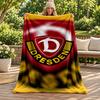 Dynamo Dresden Blanket Flannel Blanket Soft Cozy Plush Throw for Sofa Bed Lightweight Home Decoration Gifts for Christmas Various Holidays