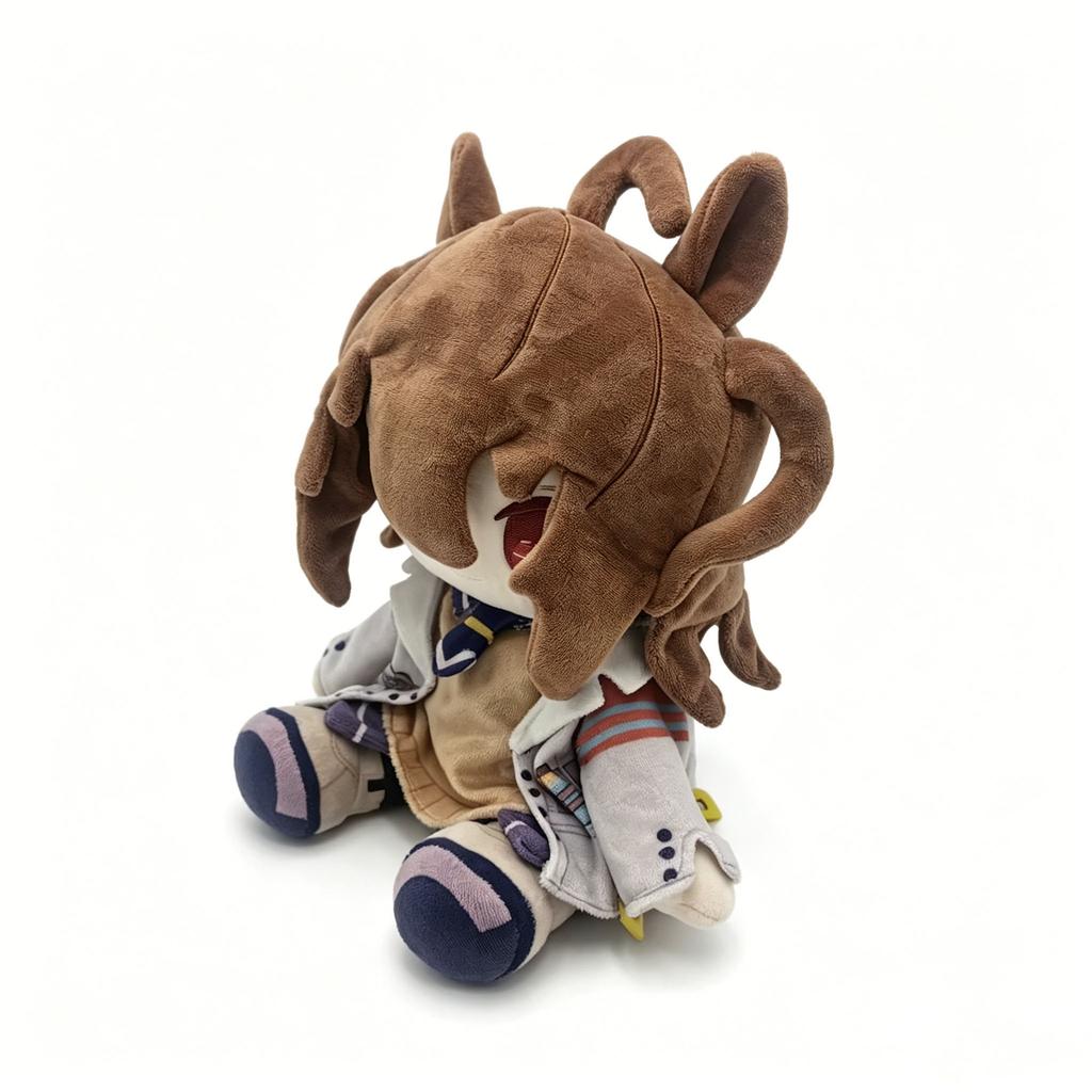 Uma Musume Plush Toy Brown Hair Little Girl Doll Cute Stuffed Animal Soft Pillow Collectible Gif