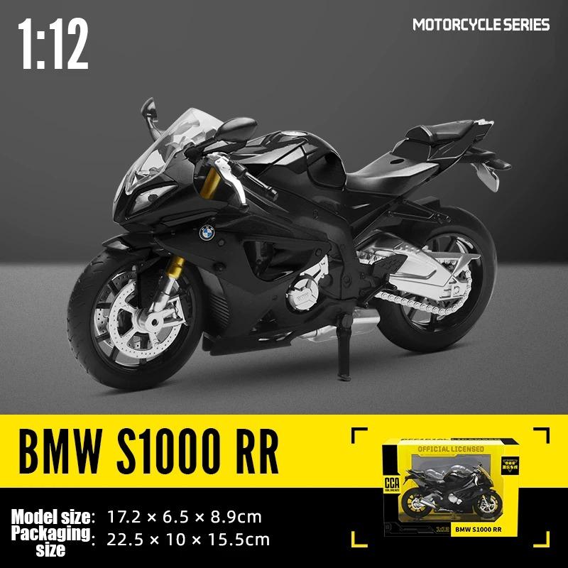 

Масштаб 1/12 BMW S1000 RR Супермотоцикл Литая Модель Металлический Сплав Детские Игрушки Мотоцикл Хобби Коллекция чёрный