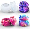 1Set 3D Mushroom House Silicone Molds Silicone Mushroom Molds for Epoxy Resin Plaster Concrete Cement Casting