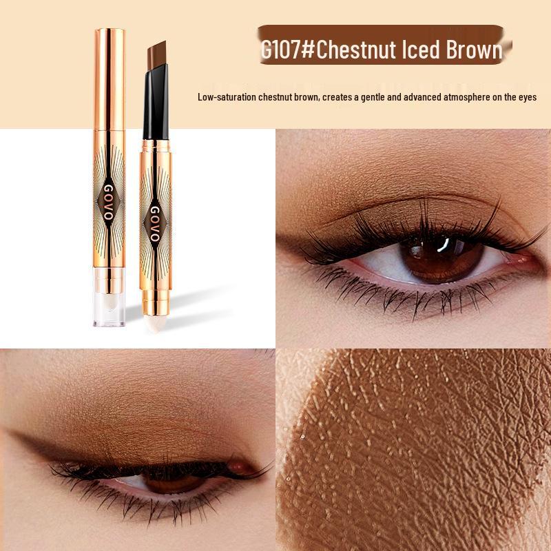 

GOVO Хайлайтер и тени для век, меняющие цвет, со светочувствительным перламутровым мерцанием и осветлителем для контура.