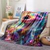 Dinosaur Print Flannel Blanket, High Quality Comfortable for All Seasons, Home Decor, Warmth and Comfort, Perfect for Christmas Gifts