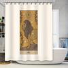 Lion Tarot Tapestry Shower Curtain Zodiac Animal Wall Hanging Home Decor Gothic Mystical Vintage Aesthetic Room Divider