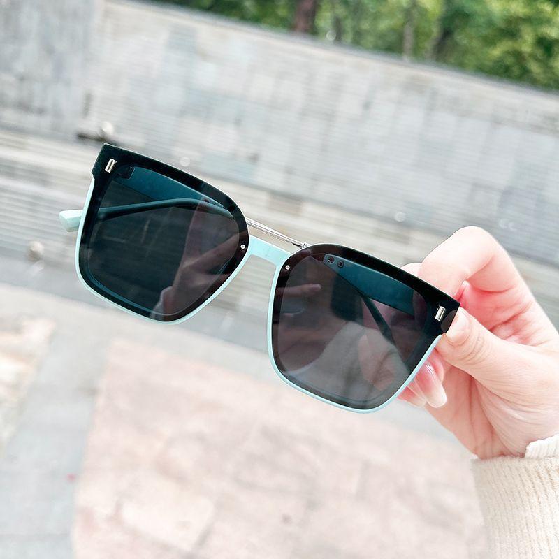 Sunscreen Casual Fashion Sunglasses Premium Sense Uv Protection Sunshade Women'S Glasses Square Rice Nail Fashion Sunglasses