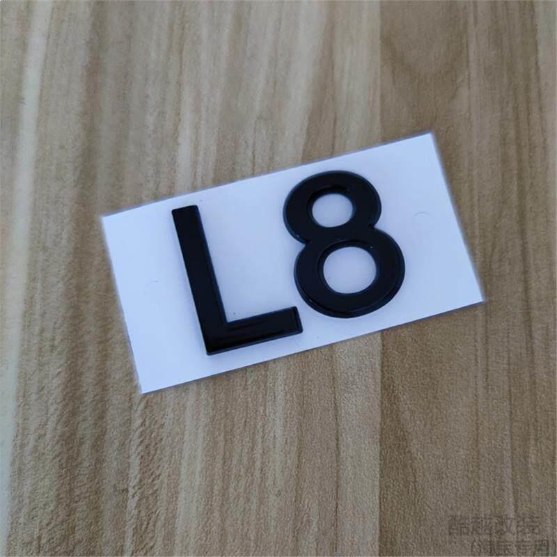 Ideal L9-L6 Black Hood and Tailgate Emblem/Lettering Sticker Set