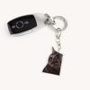 Acrylic Dialogic Cat Keychain Funny Squabbling Cat Keyring Cute Cat Meme Pendant  Bag Hanging