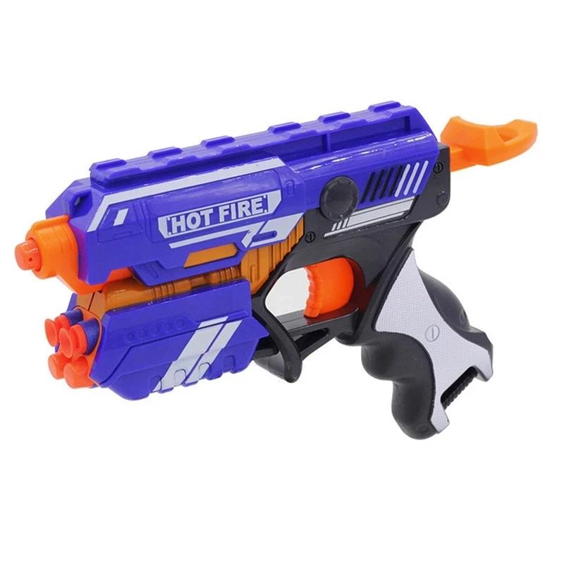 BN Arme de Jucărie din Plastic Moi cu Bile moi pentru Copii Kituri pentru Darts Nerf Pistol de Jucărie Pistol cu Laser pentru Darts cu Rază Lungă