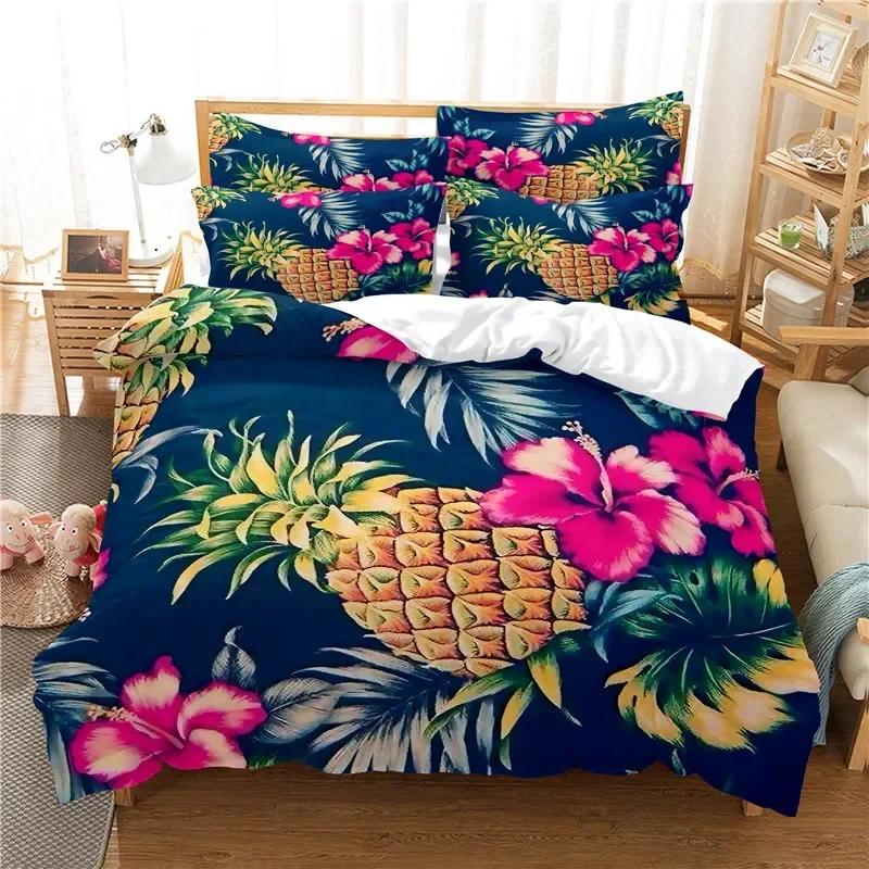 3D Printed Flowers Sunflower Bedding Set Single Twin Double Queen King Cal King Size Bed Linen Set