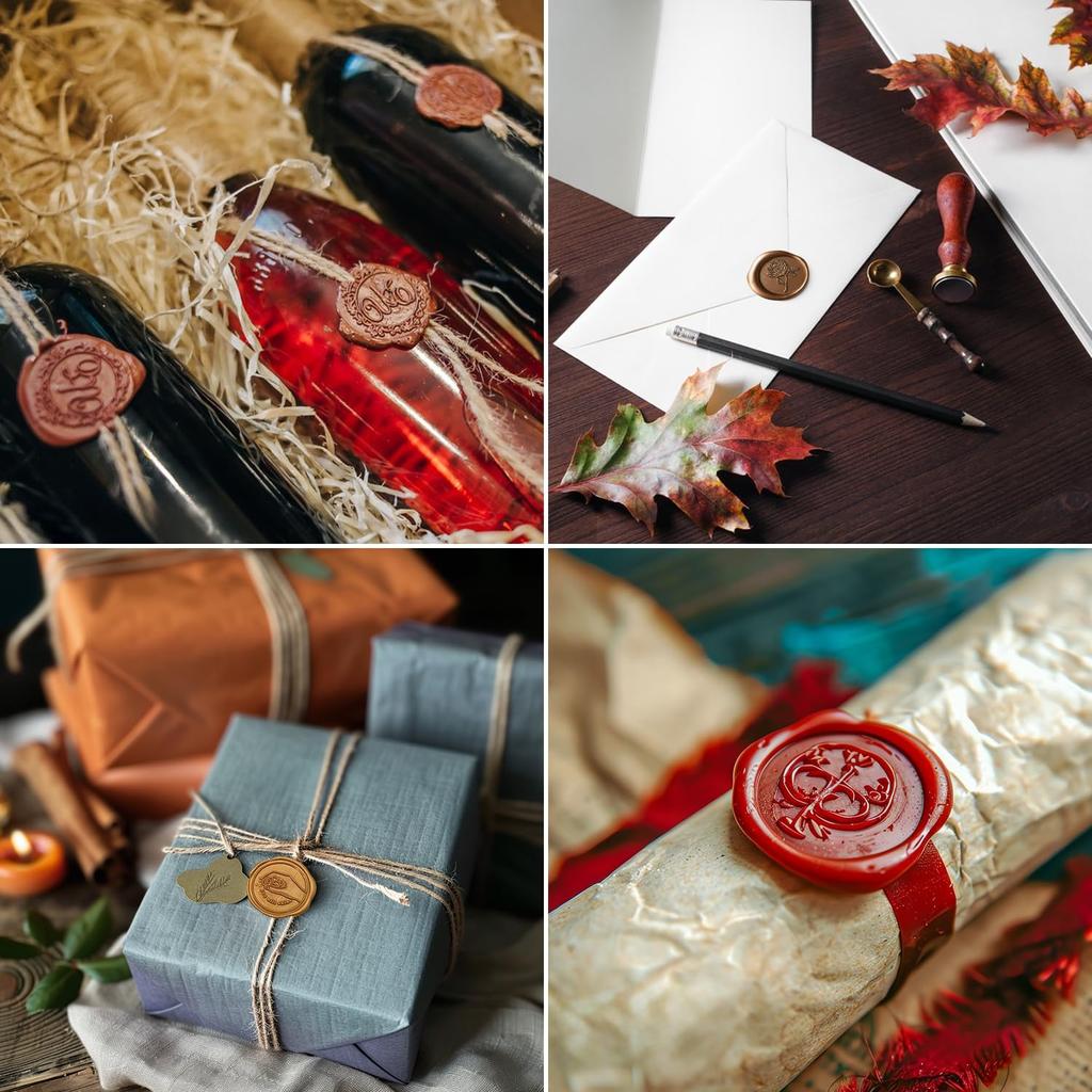 10PCS/Pack Wax Seal Sticks, 10 Colors Glue Gun Sealing Wax Sticks for Stamp Letter Envelope Wedding Invitation Letter, Envelope