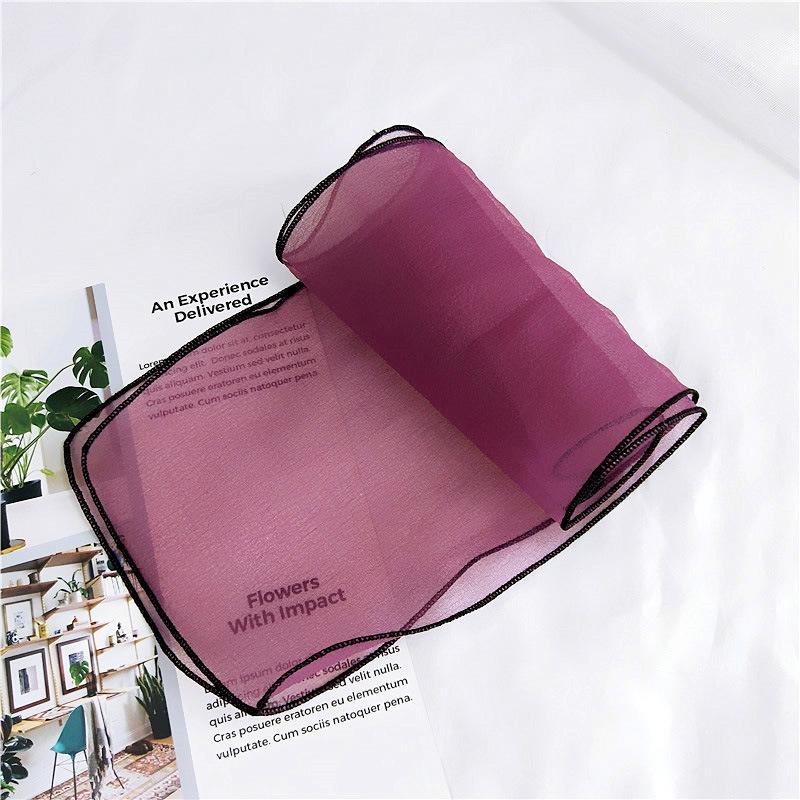 New Solid Color Scarf For Women In Spring And Autumn Versatile Ribbon Wrist Strap Headband Fashionable Decoration Student Neck Protection Small Scarf