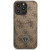 Guess Guhcp13Lp4Tpw Iphone 13 Pro / 13 6,1 Brązowy/Brown Hardcase 4G Triangle Logo Cardslot